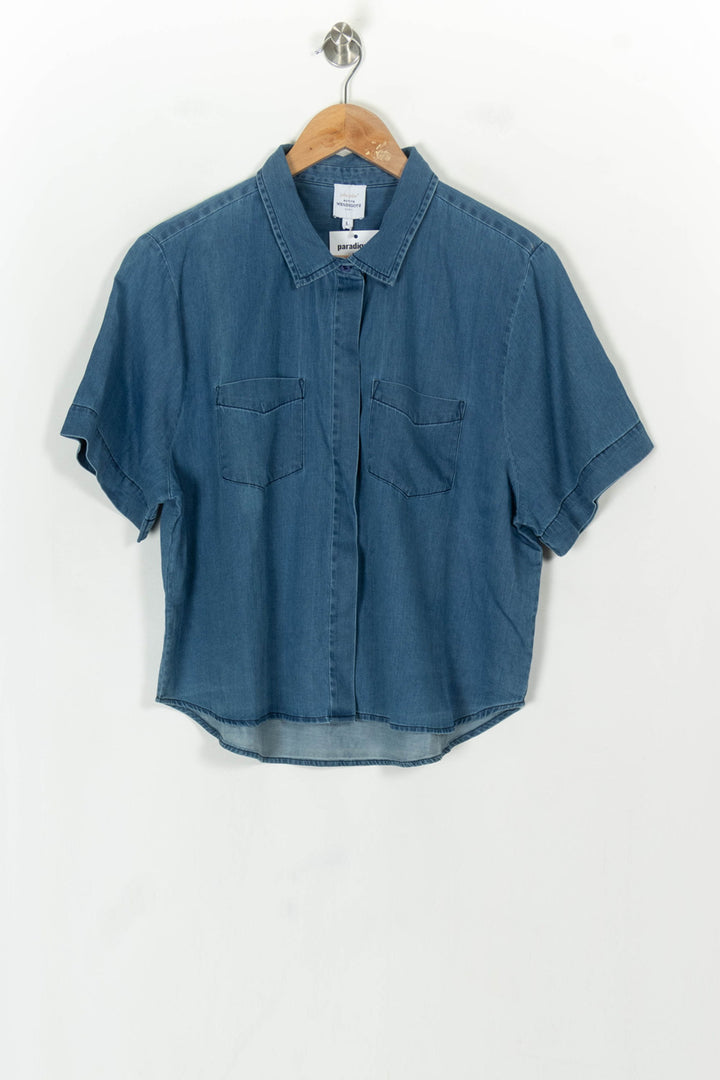 Chemise Bleu - Taille L/40 de la marque Petite Mendigote | PARAD119660 - Vendu par Paradigme - Image 2