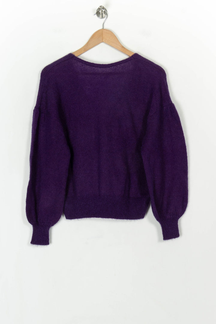 Pull Violet - Taille XS/34 de la marque Petite Mendigote | PARAD119661 - Vendu par Paradigme - Image 2