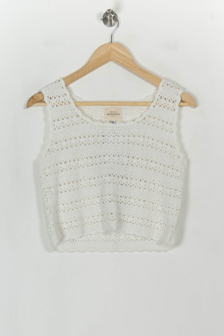 Top Blanc - Taille M/38 de la marque Petite Mendigote | PARAD119665 - Vendu par Paradigme - Image 2