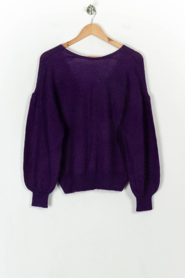 Pull Violet - Taille L/40 de la marque Petite Mendigote | PARAD119667 - Vendu par Paradigme - Image 2