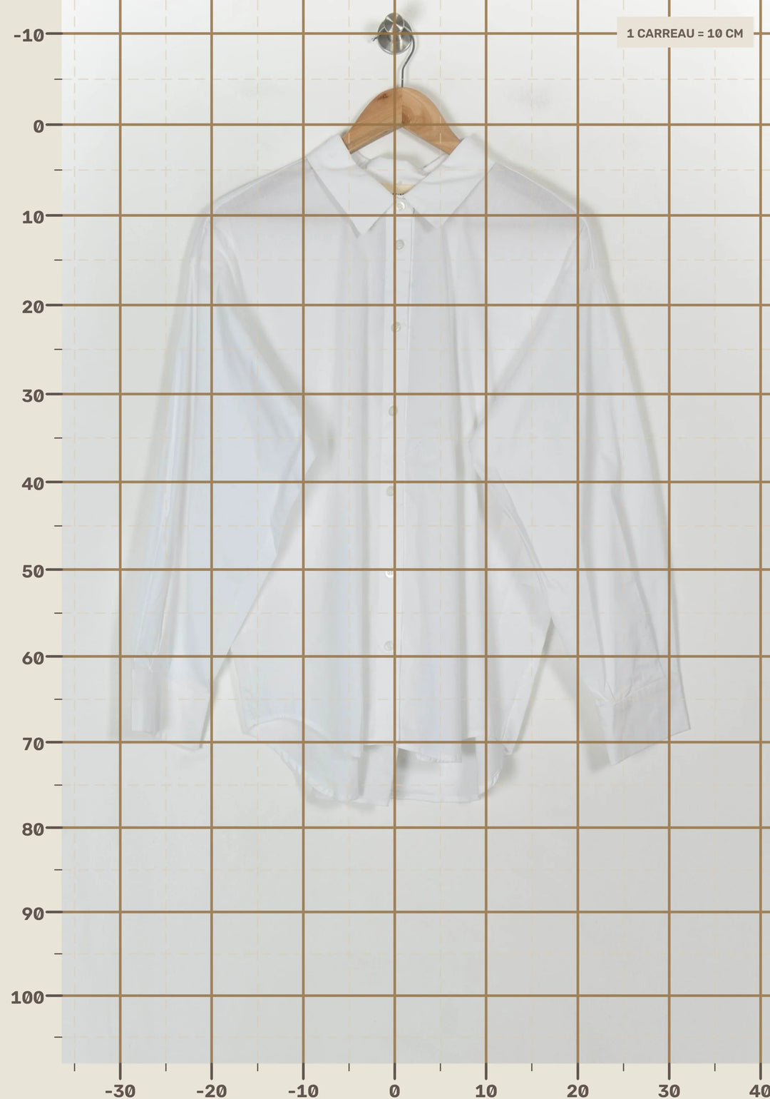 Chemise Blanche - Taille L/40 de la marque Petite Mendigote | PARAD119668 - Vendu par Paradigme - Image 4