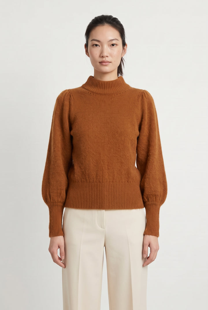 Pull Marron - Taille S/36 de la marque Petite Mendigote | PARAD119669 - Vendu par Paradigme - Image 1