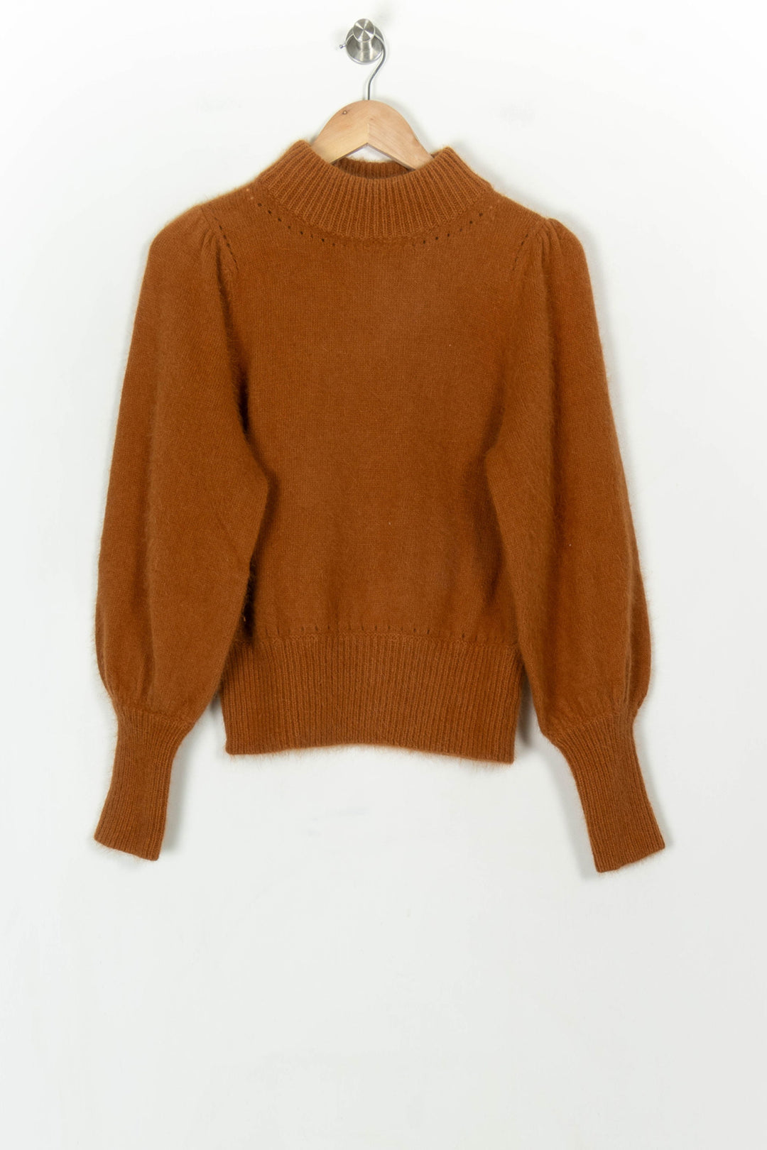 Pull Marron - Taille S/36 de la marque Petite Mendigote | PARAD119669 - Vendu par Paradigme - Image 2