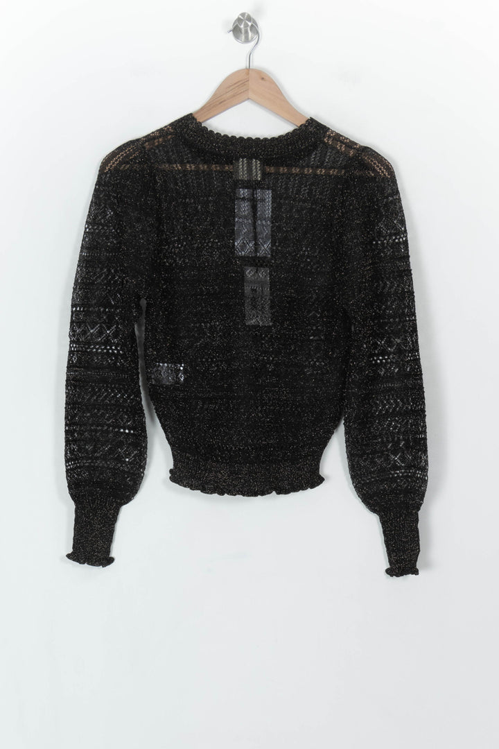 Pull Noir - Taille S/36 de la marque Petite Mendigote | PARAD119670 - Vendu par Paradigme - Image 5