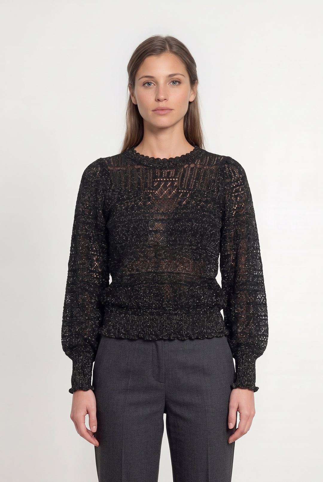 Pull Noir - Taille S/36 de la marque Petite Mendigote | PARAD119670 - Vendu par Paradigme - Image 1