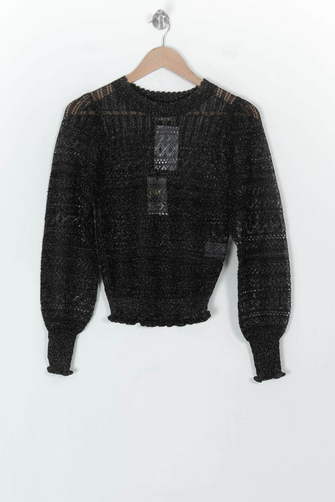 Pull Noir - Taille S/36 de la marque Petite Mendigote | PARAD119670 - Vendu par Paradigme - Image 2