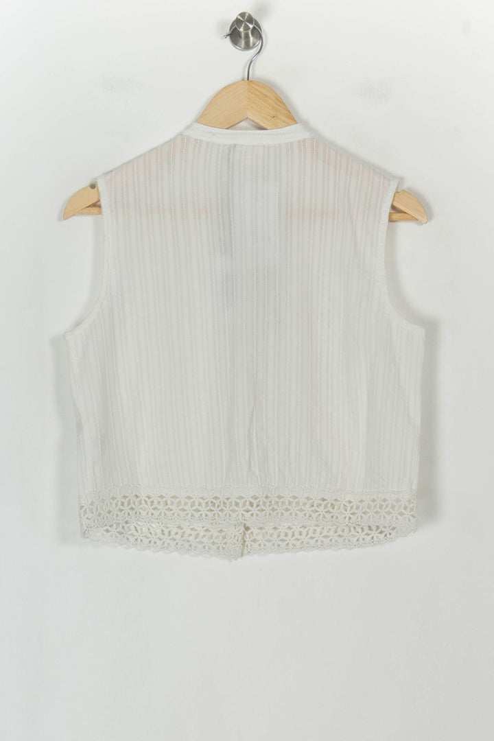 Blouse Sans Manches Beige - Taille S/36 de la marque Petite Mendigote | PARAD119674 - Vendu par Paradigme - Image 5