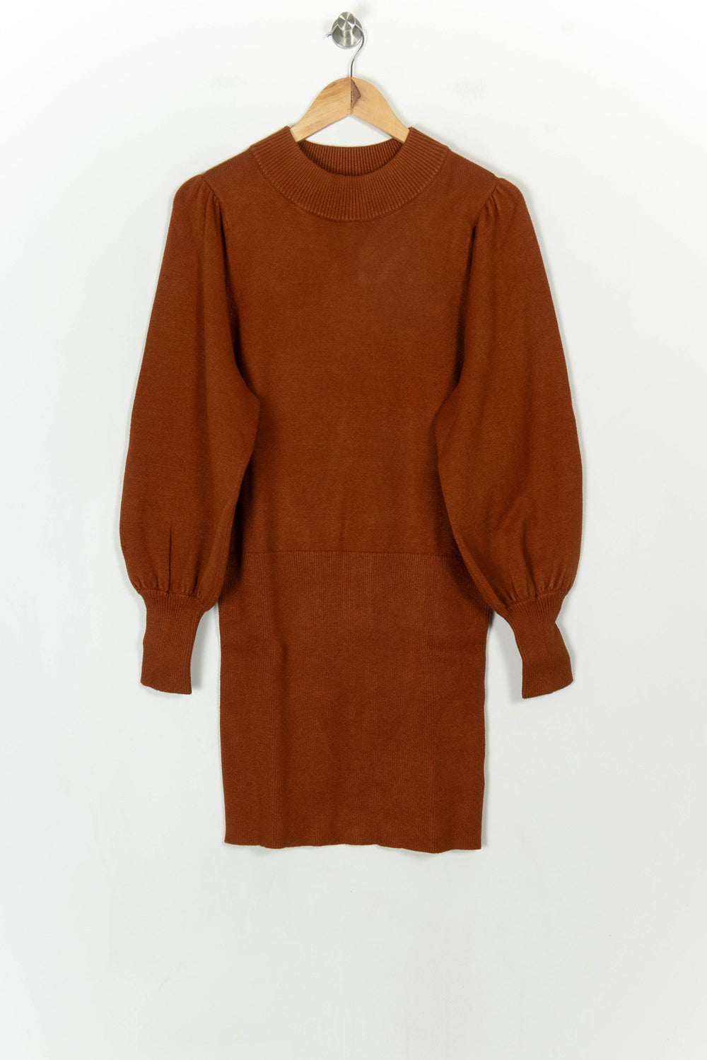 Robe Pull Marron - Taille XL/42 de la marque Petite Mendigote | PARAD119675 - Vendu par Paradigme - Image 2