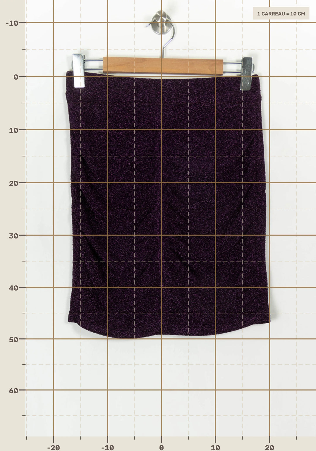 Jupe Violet - Taille L/40 de la marque Petite Mendigote | PARAD119676 - Vendu par Paradigme - Image 4