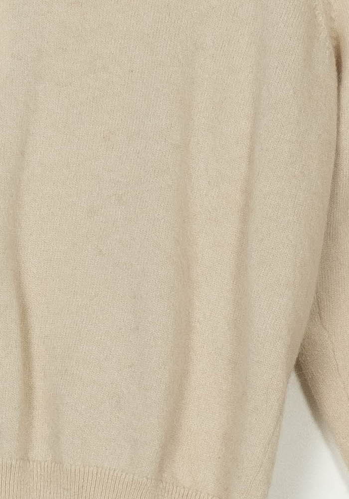 Pull À Col Volanté Beige - Taille M/38 de la marque Petite Mendigote | PARAD119678 - Vendu par Paradigme - Image 3