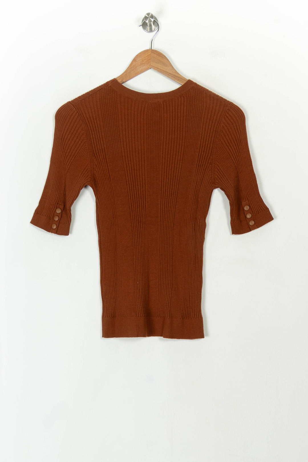 Pull Marron - Taille S/36 de la marque Petite Mendigote | PARAD119679 - Vendu par Paradigme - Image 5