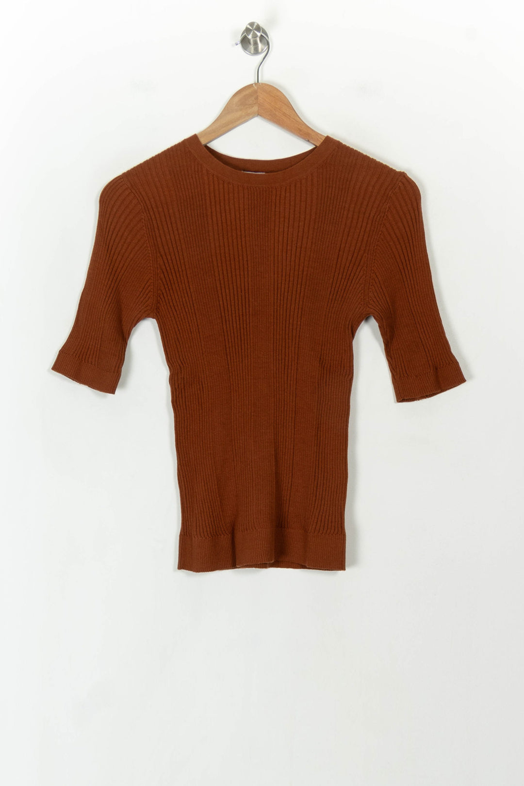 Pull Marron - Taille S/36 de la marque Petite Mendigote | PARAD119679 - Vendu par Paradigme - Image 2