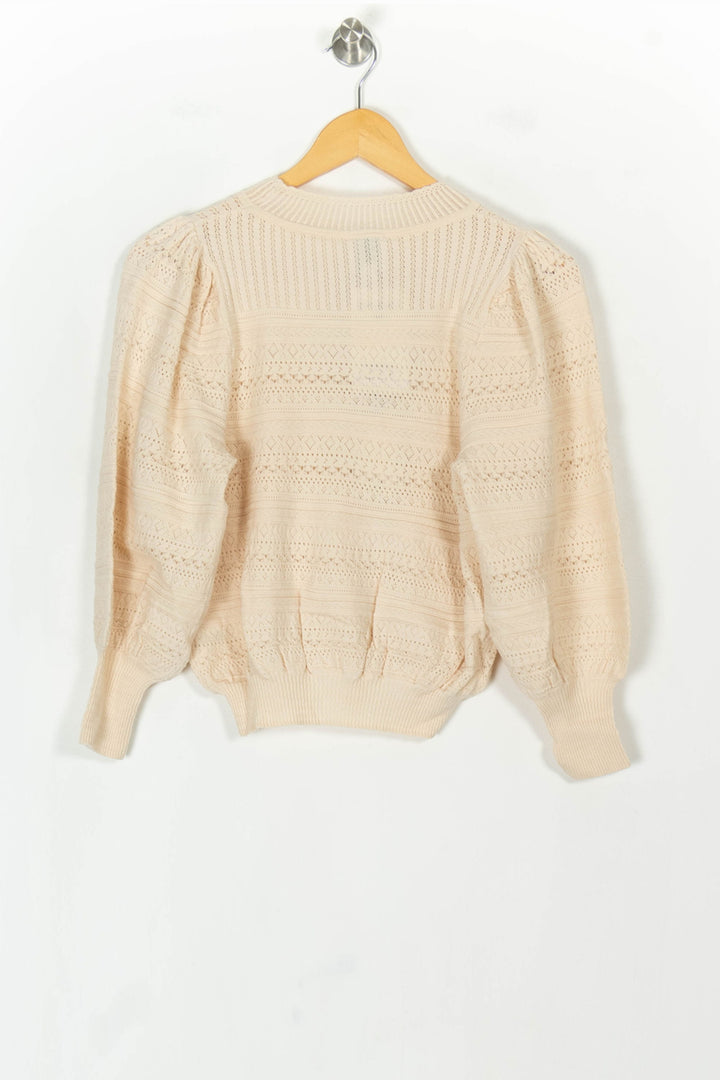 Pull Beige - Taille XS/34 de la marque Petite Mendigote | PARAD119681 - Vendu par Paradigme - Image 5