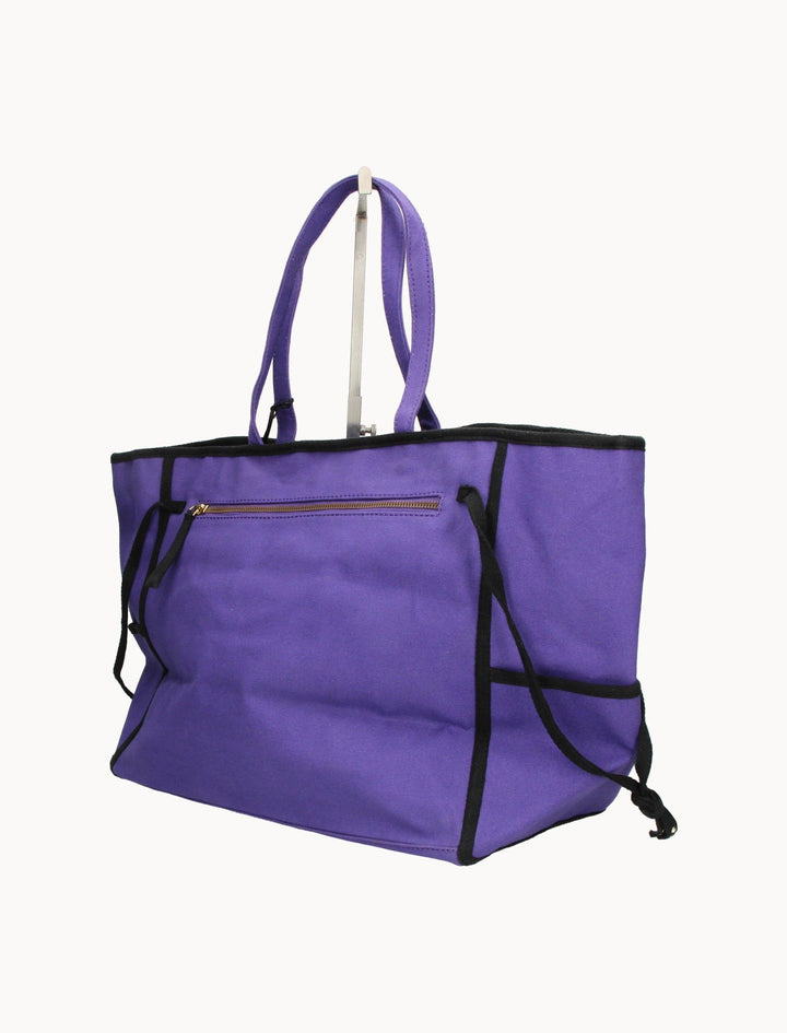Sac Cabas Violet - Taille T.U. de la marque Petite Mendigote | PARAD119688 - Vendu par Paradigme - Image 2