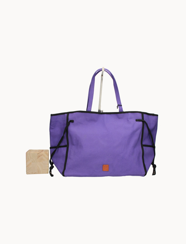 Sac Cabas Violet - Taille T.U. de la marque Petite Mendigote | PARAD119689 - Vendu par Paradigme - Image 3