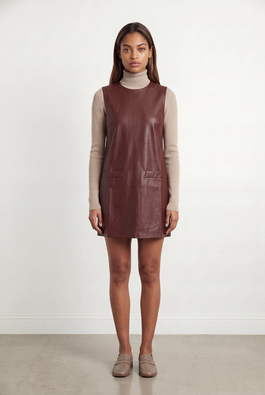 Robe Sans Manches Bordeaux - Taille XS/34 de la marque Petite Mendigote | PARAD119693 - Vendu par Paradigme - Image 1
