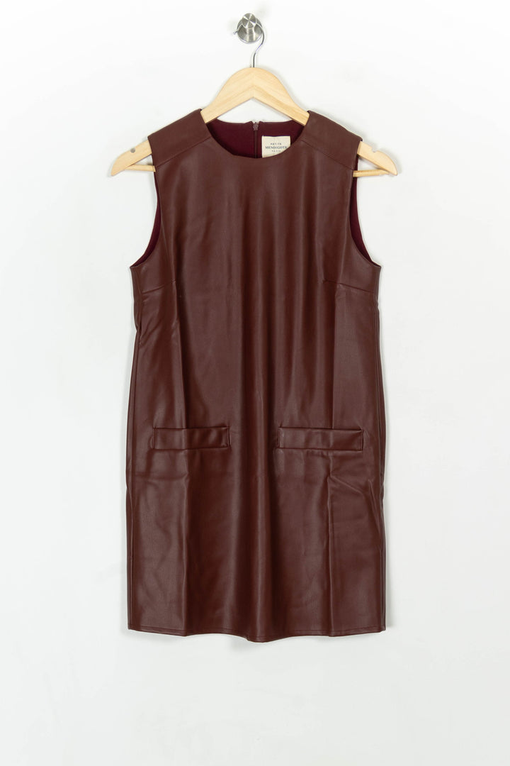Robe Sans Manches Bordeaux - Taille XS/34 de la marque Petite Mendigote | PARAD119693 - Vendu par Paradigme - Image 2