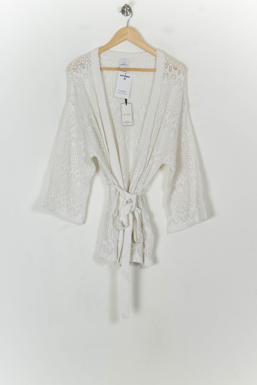 Gilet Blanc - Taille T.U. de la marque Petite Mendigote | PARAD119704 - Vendu par Paradigme - Image 2