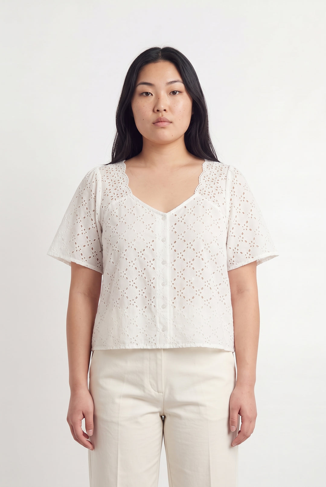 Blouse Blanche - Taille L/40 de la marque Petite Mendigote | PARAD119705 - Vendu par Paradigme - Image 1