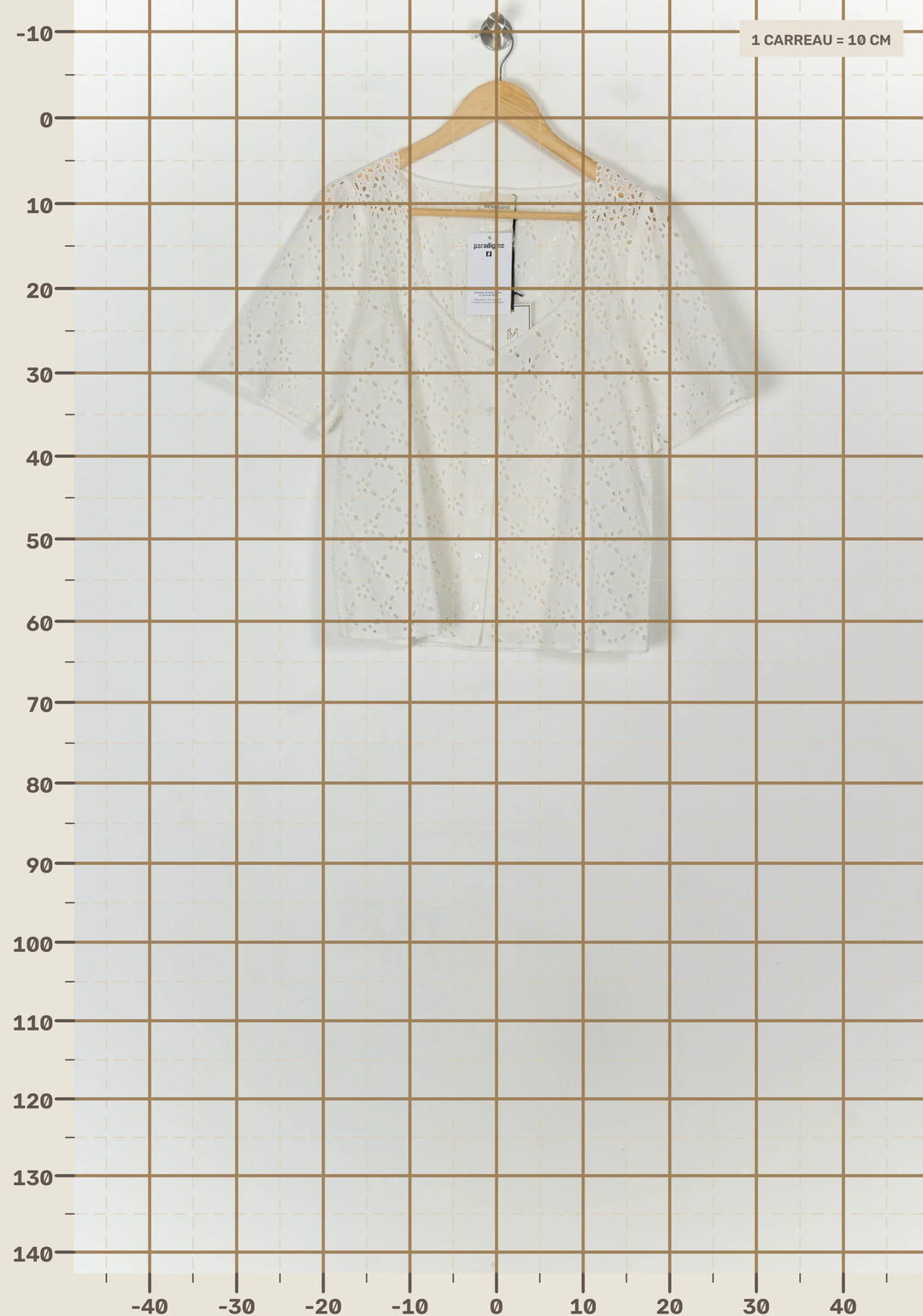 Blouse Blanche - Taille L/40 de la marque Petite Mendigote | PARAD119705 - Vendu par Paradigme - Image 4