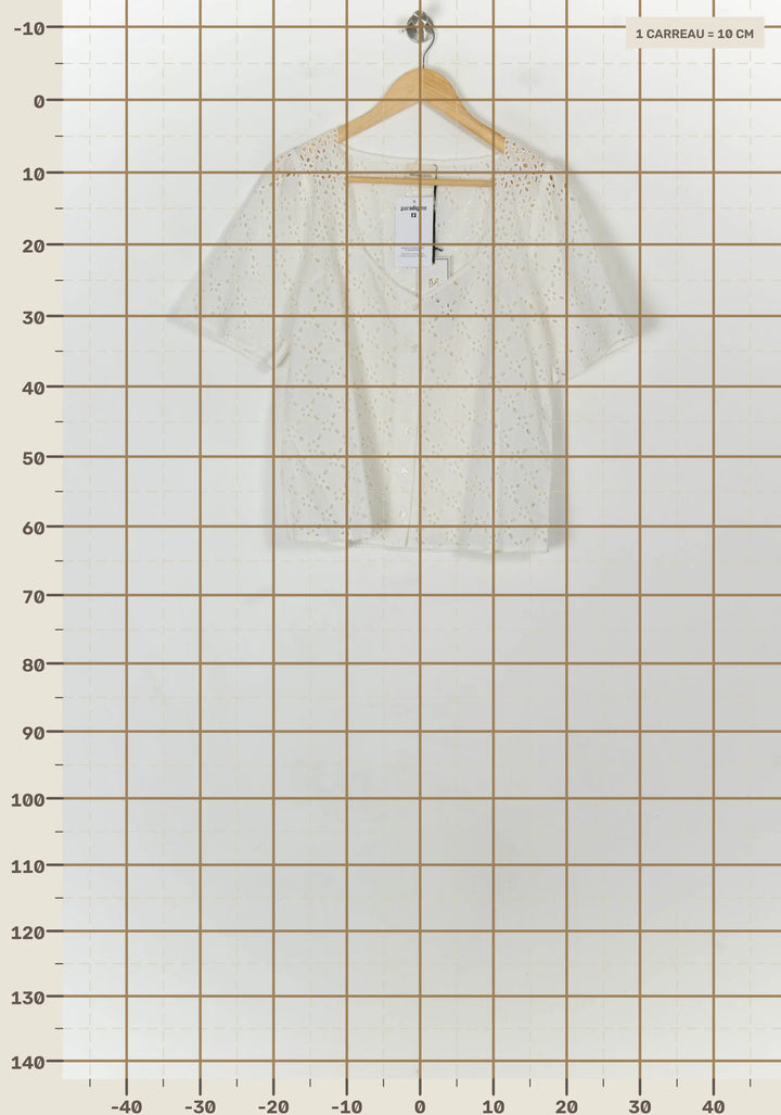 Blouse Blanche - Taille L/40 de la marque Petite Mendigote | PARAD119705 - Vendu par Paradigme - Image 4