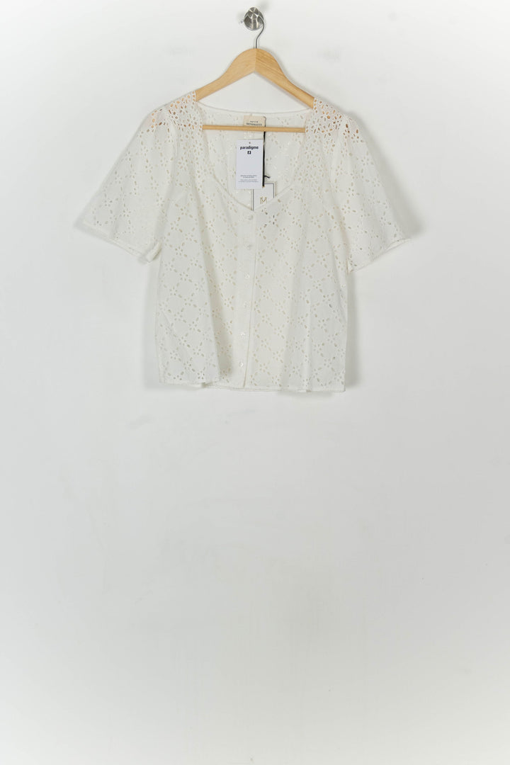 Blouse Blanche - Taille L/40 de la marque Petite Mendigote | PARAD119705 - Vendu par Paradigme - Image 2
