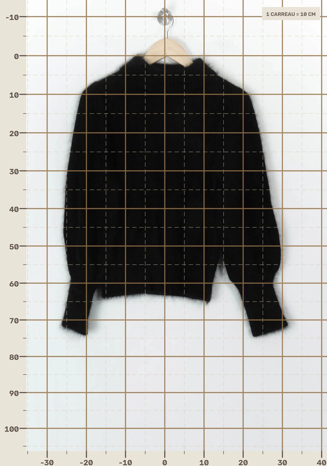 Pull Noir - Taille M/38 de la marque Petite Mendigote | PARAD119706 - Vendu par Paradigme - Image 4