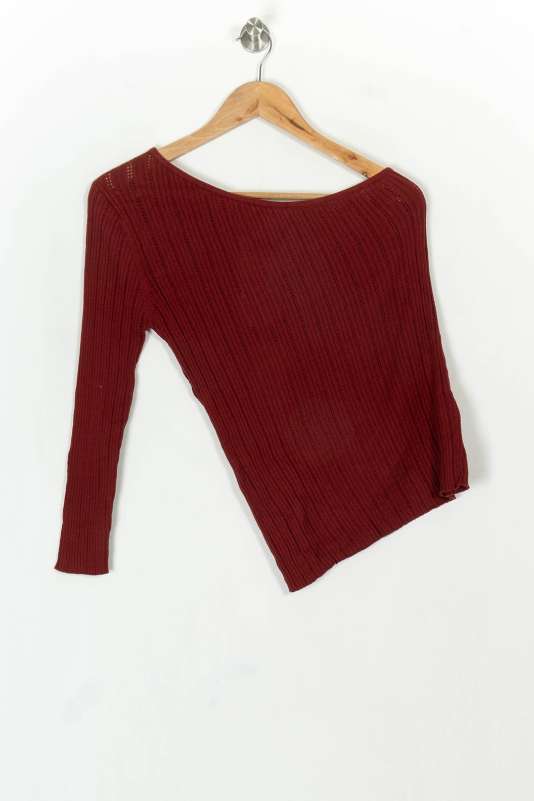 Pull Bordeaux - Taille L/40 de la marque Petite Mendigote | PARAD119708 - Vendu par Paradigme - Image 2