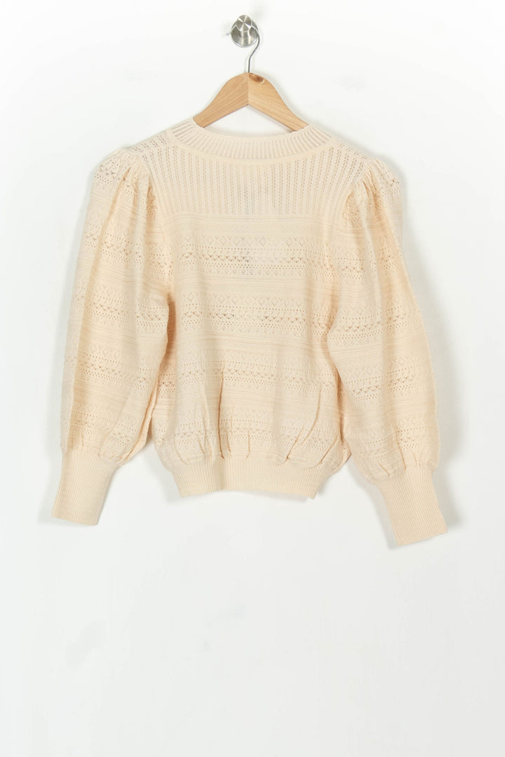 Pull Beige - Taille S/36 de la marque Petite Mendigote | PARAD119709 - Vendu par Paradigme - Image 5