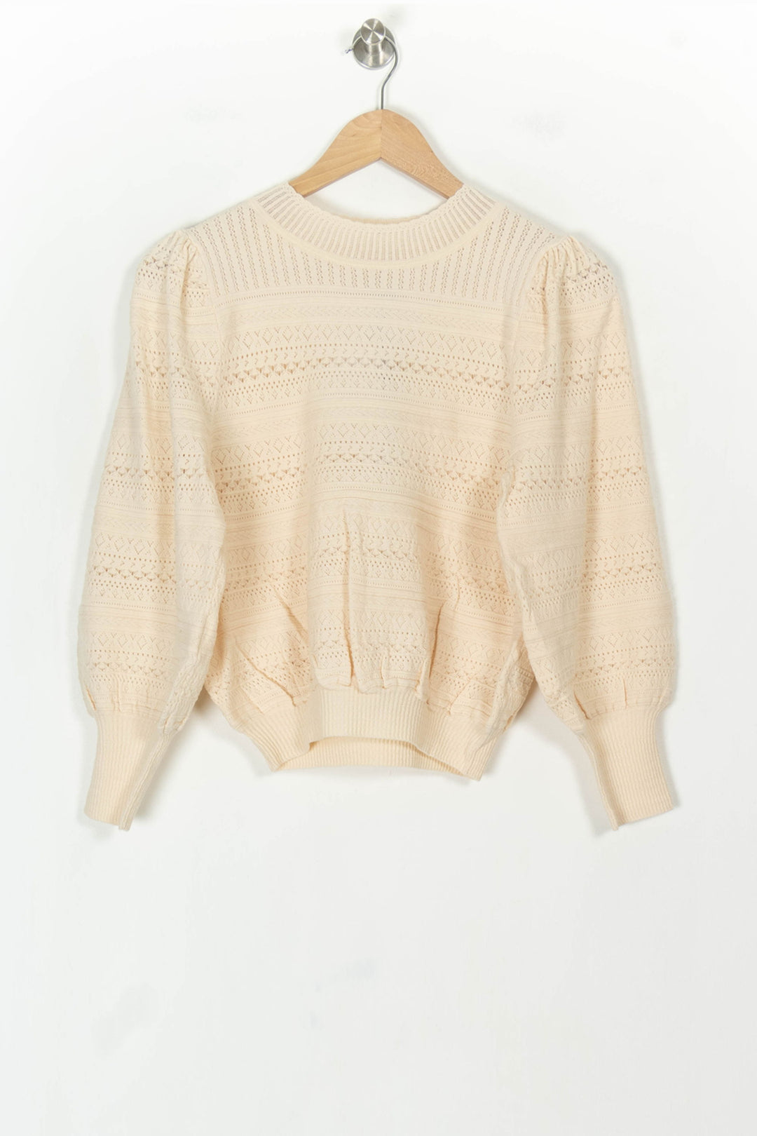 Pull Beige - Taille S/36 de la marque Petite Mendigote | PARAD119709 - Vendu par Paradigme - Image 2