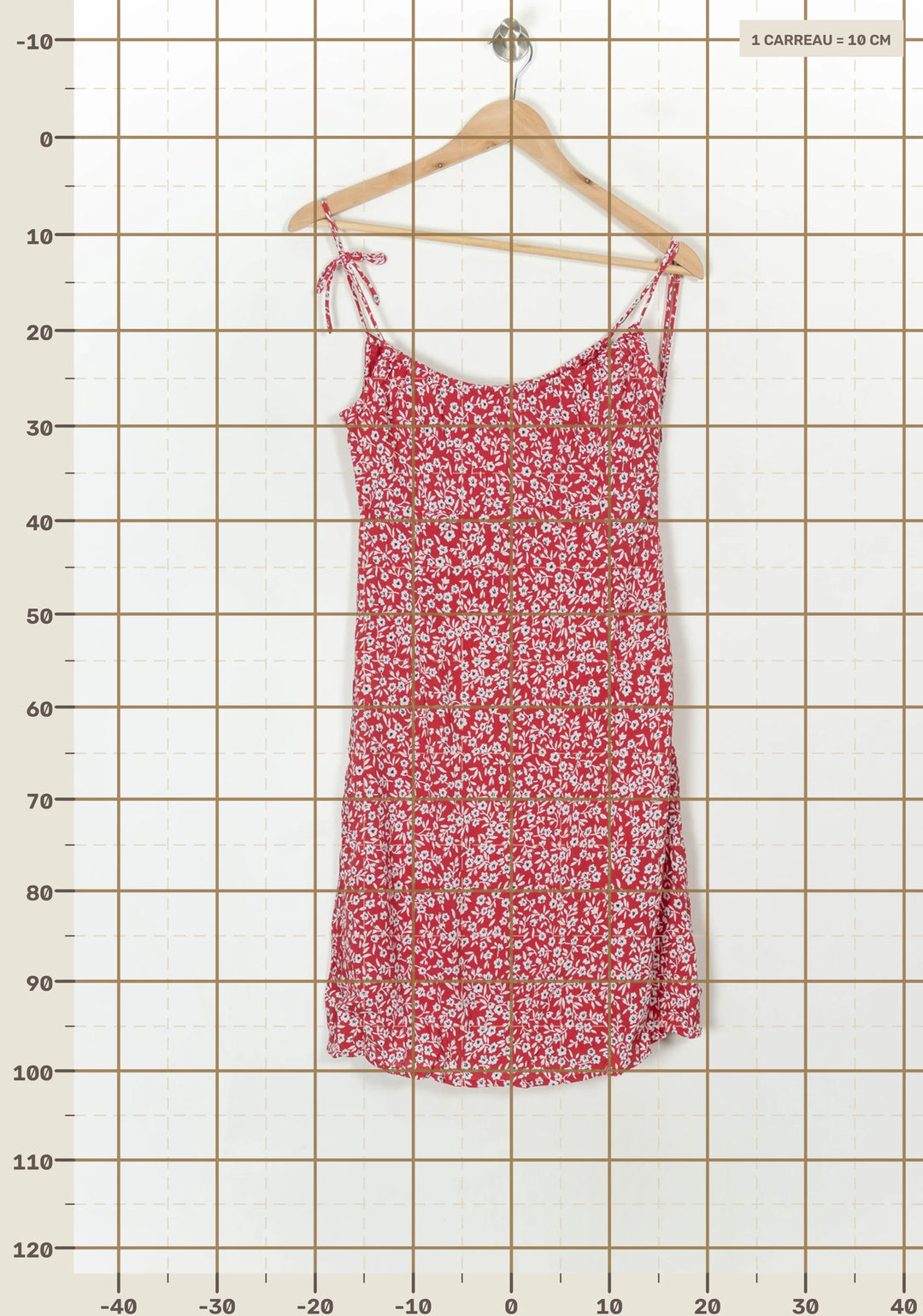 Robe Rouge et Blanche - Taille S/36 de la marque Petite Mendigote | PARAD119710 - Vendu par Paradigme - Image 4