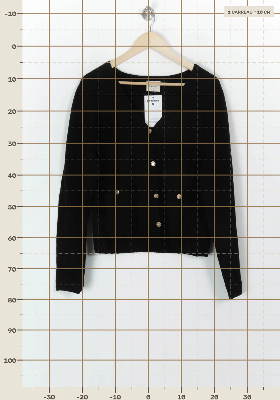 Gilet Noir - Taille XXL/44 de la marque Petite Mendigote | PARAD119711 - Vendu par Paradigme - Image 4