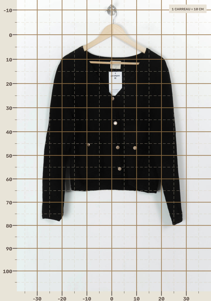 Gilet Noir - Taille XXL/44 de la marque Petite Mendigote | PARAD119711 - Vendu par Paradigme - Image 4