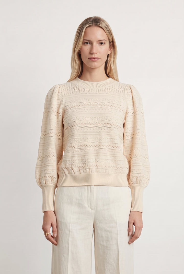 Pull Beige - Taille XS/34 de la marque Petite Mendigote | PARAD119712 - Vendu par Paradigme - Image 1