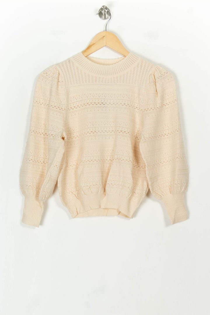 Pull Beige - Taille XS/34 de la marque Petite Mendigote | PARAD119712 - Vendu par Paradigme - Image 2