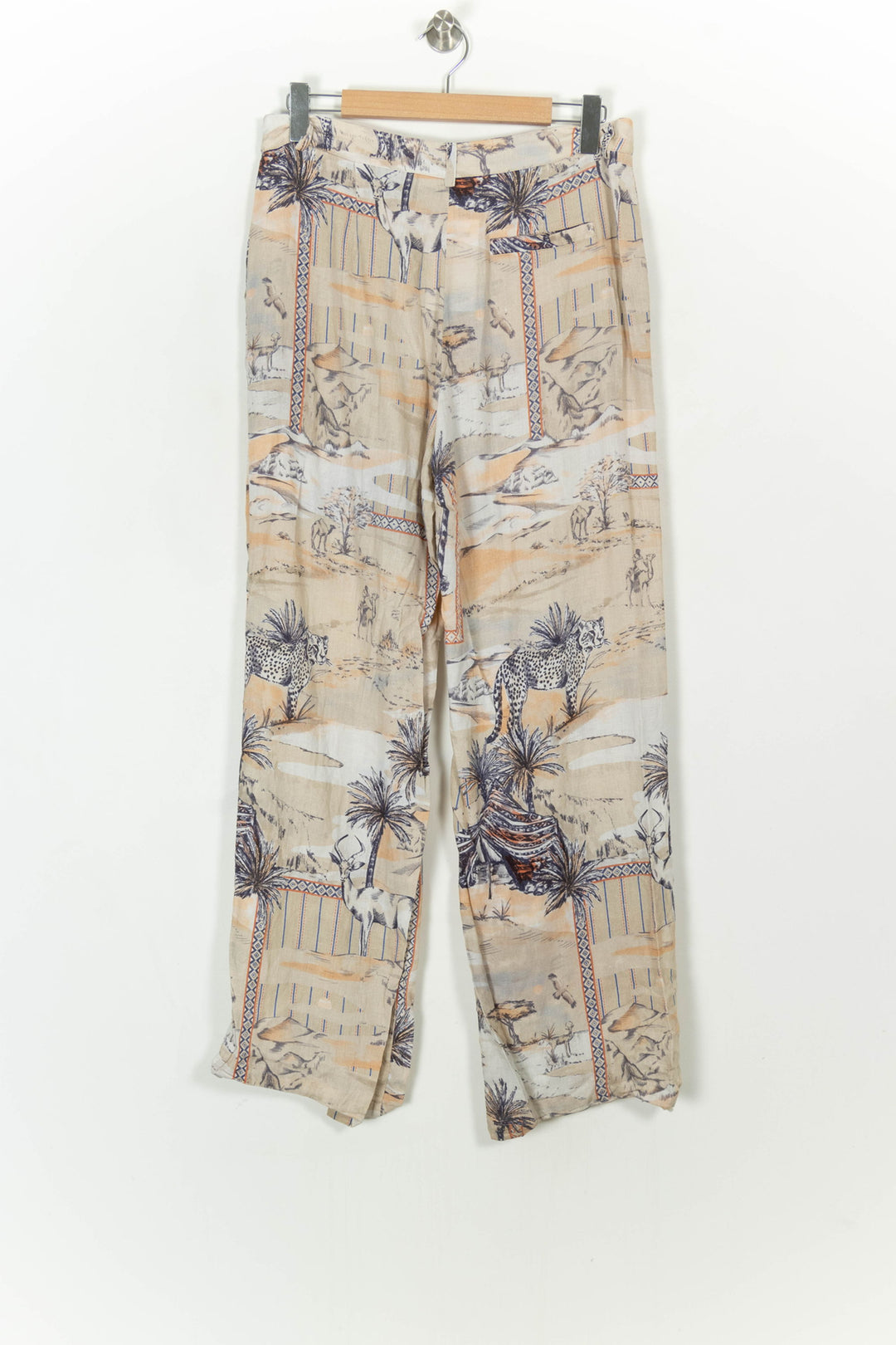 Pantalon Beige et Orange - Taille XL/42 de la marque La Fée Maraboutée | PARAD119716 - Vendu par Paradigme - Image 5