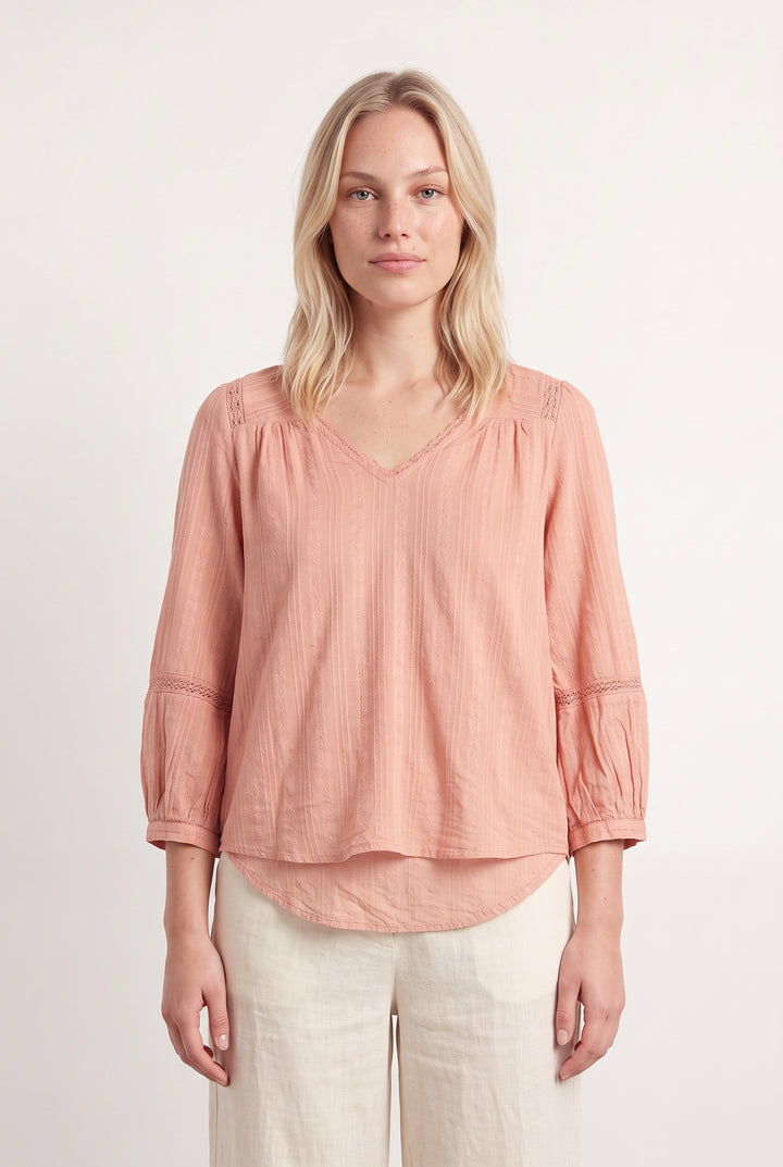 Blouse Rose - Taille L/40 de la marque One Step | PARAD119718 - Vendu par Paradigme - Image 1