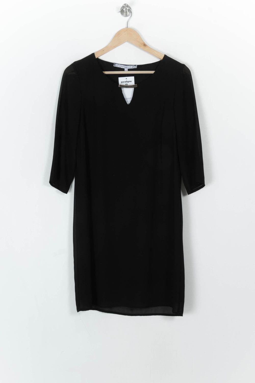 Robe Noire - Taille L/40 de la marque La Fée Maraboutée | PARAD119724 - Vendu par Paradigme - Image 2