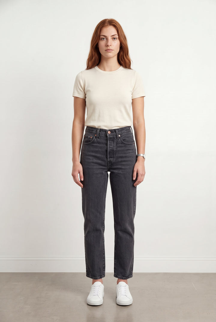Jean Droit Noir - Taille S/36 de la marque Levi&