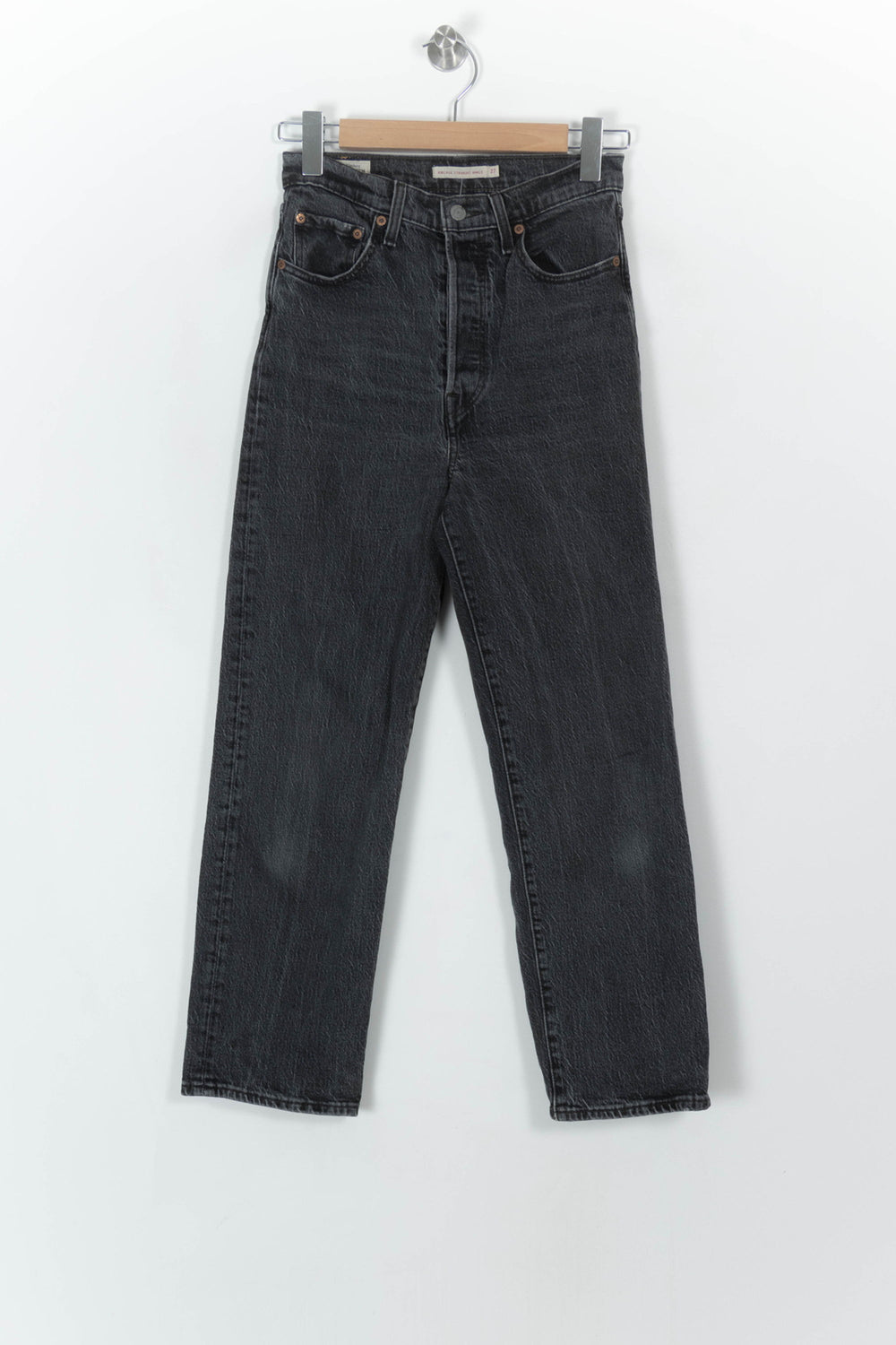 Jean Droit Noir - Taille S/36 de la marque Levi's | PARAD119731 - Vendu par Paradigme - Image 2