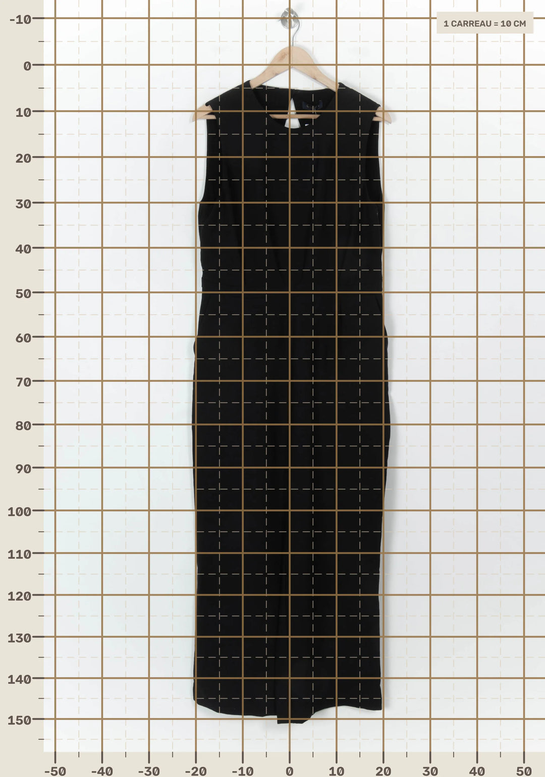 Combinaison Noire - Taille XL/42 de la marque Caroll | PARAD119733 - Vendu par Paradigme - Image 4