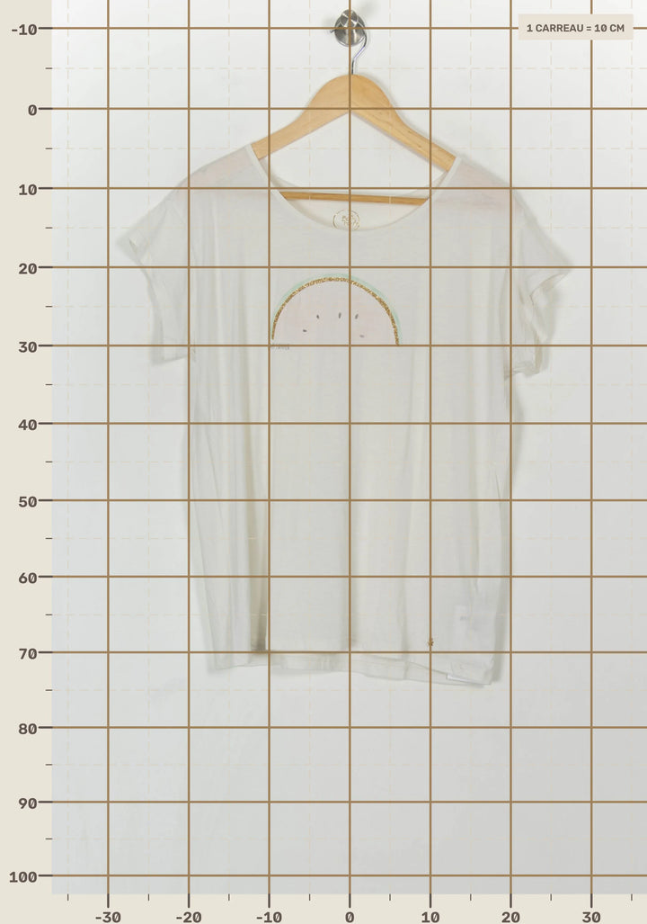 Tee-shirt Beige - Taille L/40 de la marque Des petits hauts | PARAD119736 - Vendu par Paradigme - Image 4