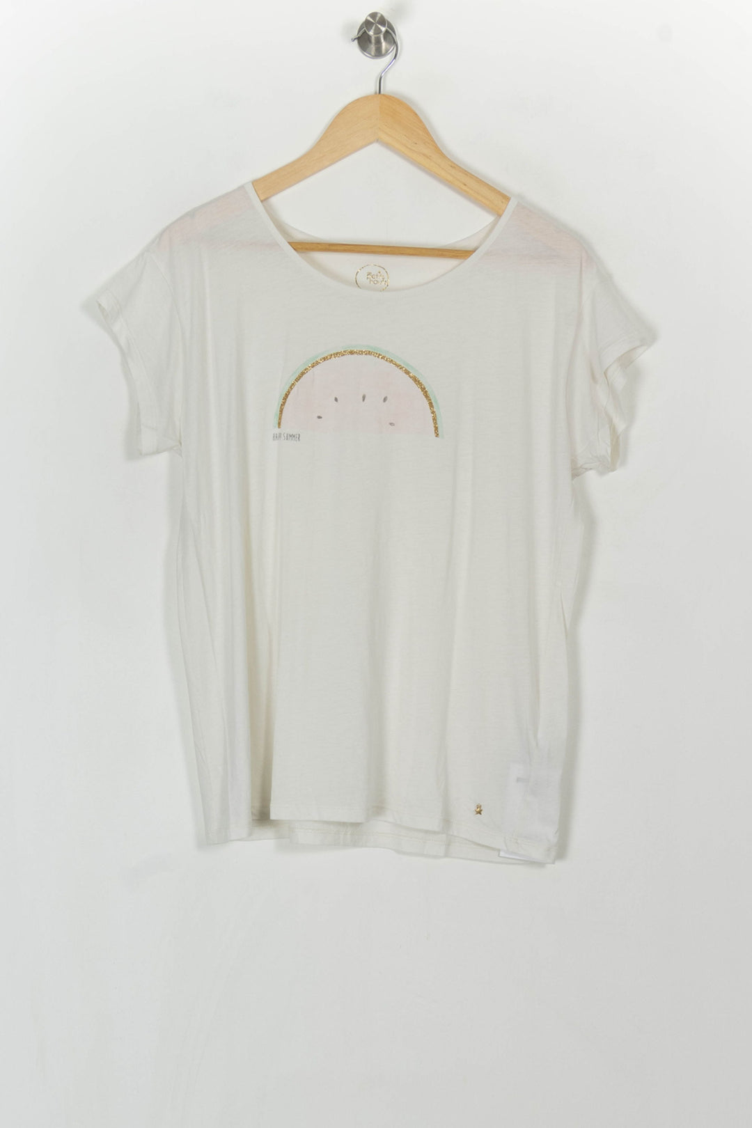 Tee-shirt Beige - Taille L/40 de la marque Des petits hauts | PARAD119736 - Vendu par Paradigme - Image 2