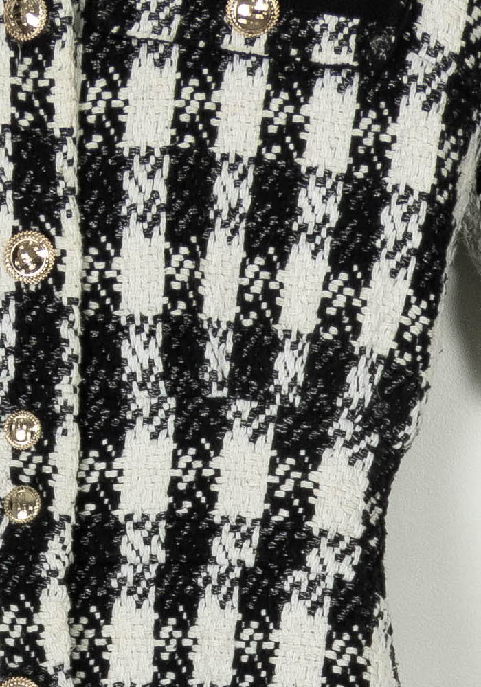 Robe Courte Noire et Blanche - Taille S/36 de la marque Maje | PARAD119739 - Vendu par Paradigme - Image 3
