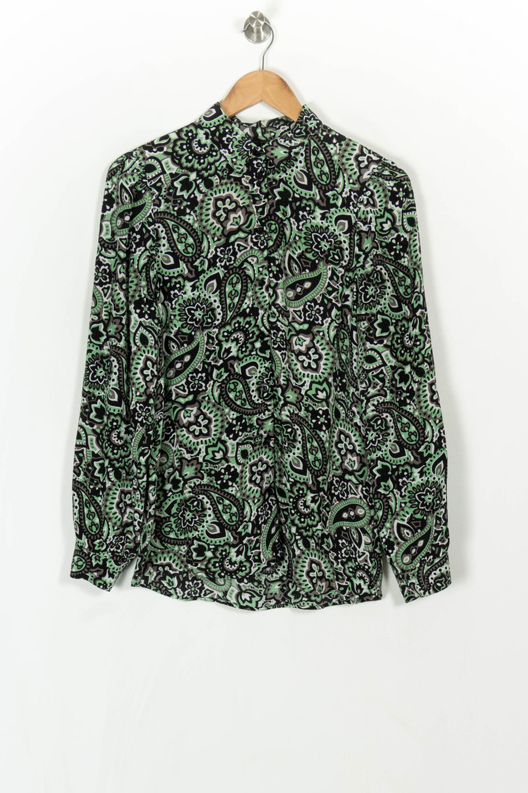 Chemise Verte et Noire - Taille S/36 de la marque IKKS | PARAD119740 - Vendu par Paradigme - Image 2