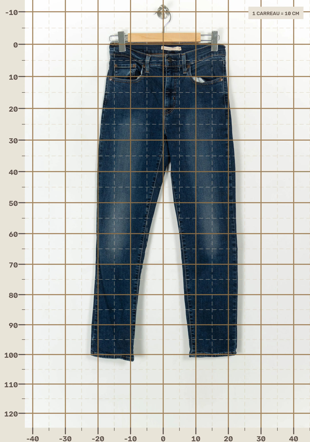 Jean Slim Bleu - Taille L/40 de la marque Levi&