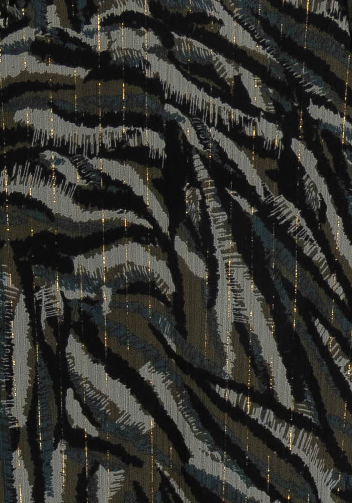 Robe Imprimée Noire et Verte - Taille M/38 de la marque IKKS | PARAD119744 - Vendu par Paradigme - Image 3
