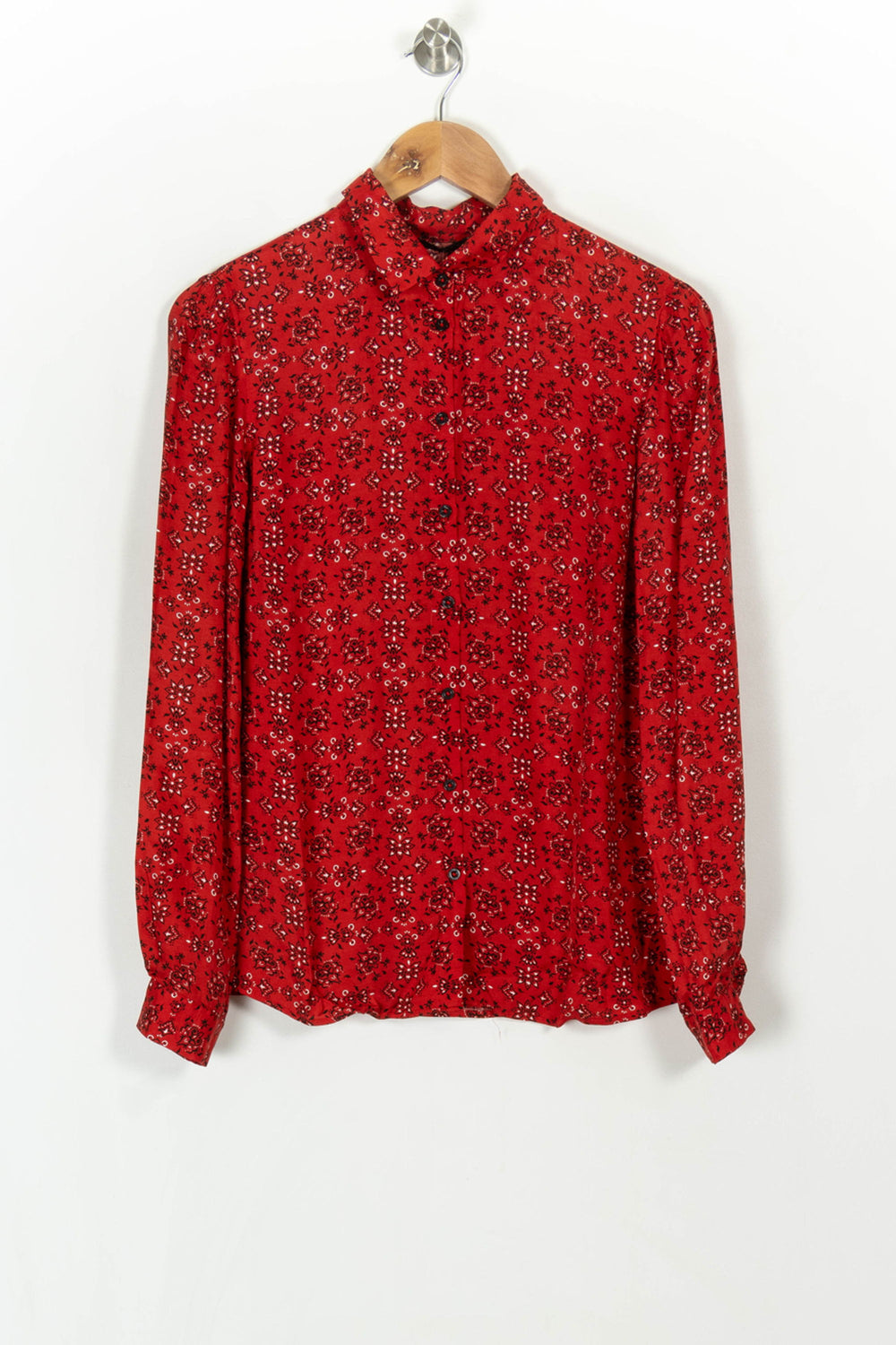 Chemise Rouge et Noire - Taille S/36 de la marque IKKS | PARAD119747 - Vendu par Paradigme - Image 2