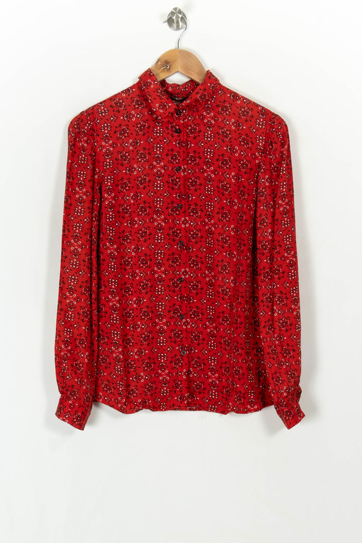 Chemise Rouge et Noire - Taille S/36 de la marque IKKS | PARAD119747 - Vendu par Paradigme - Image 2