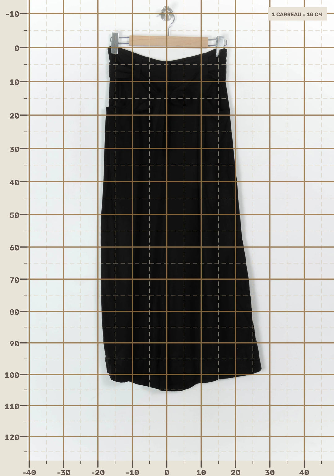 Pantalon Large Noir - Taille XL/42 de la marque Caroll | PARAD119751 - Vendu par Paradigme - Image 4
